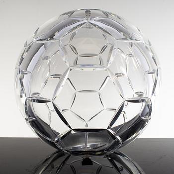 a glass sculpture "Diamantbollen" from Orrefors, Sweden.