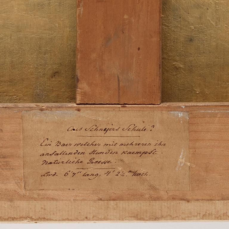 Frans Snyders, follower of, Bear hunting with dogs.