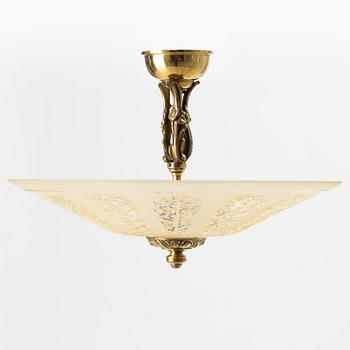 Ceiling light, 1940s.