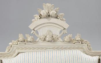 A Gustavian late 18th century bed.