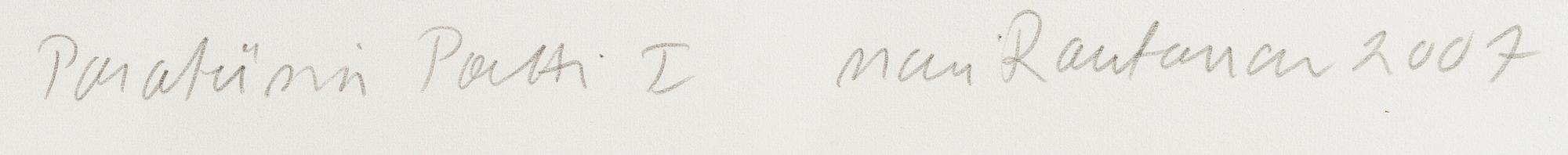 MARI RANTANEN, serigrafia, signeerattu ja päivätty 2007, numeroitu 46/75.