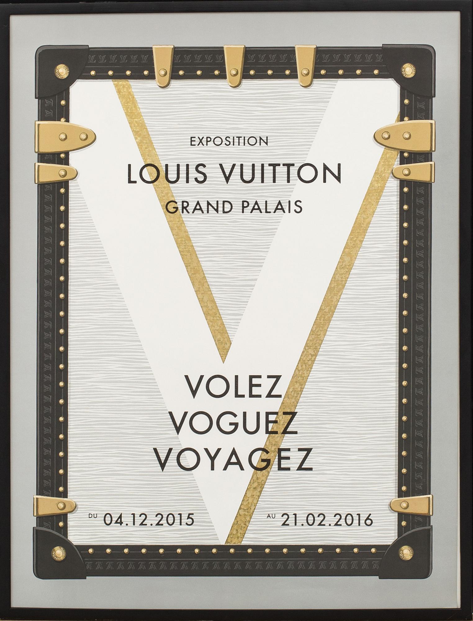 A Louis Vuitton POSTER.