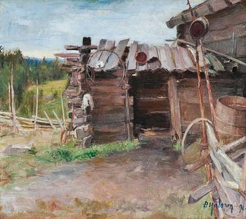 238. Pekka Halonen, AN OLD SHACK.