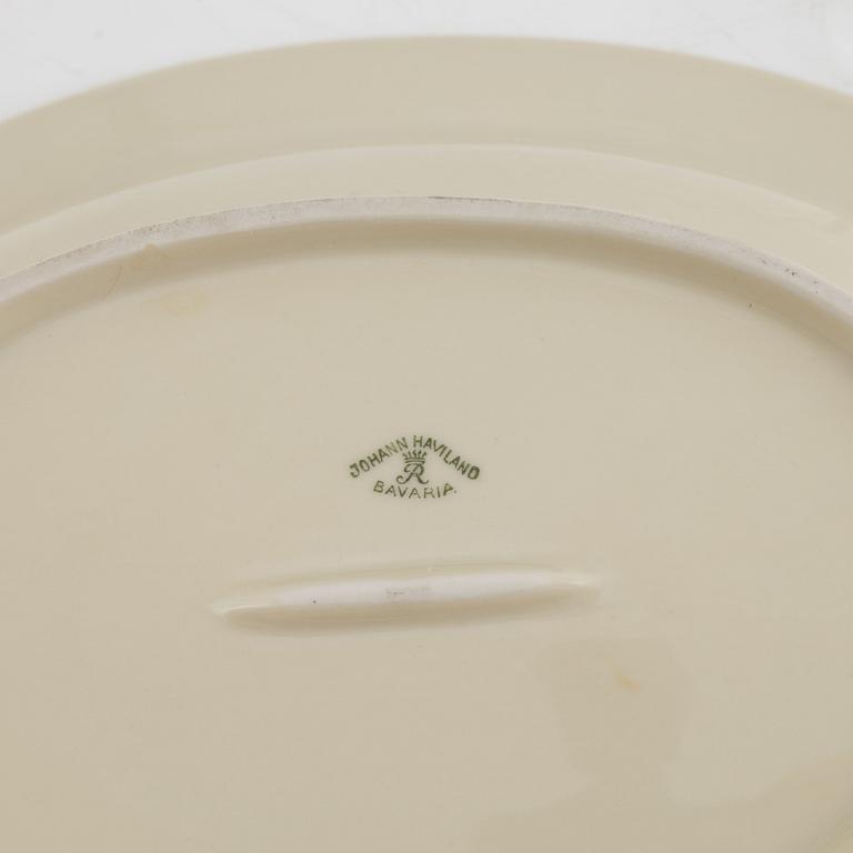 A 69-piece porcelain dinner service, Johann Haviland, Bavaria.
