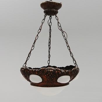 TAKLAMPA, tidigt 1900-tal. Höjd ca 75 cm.