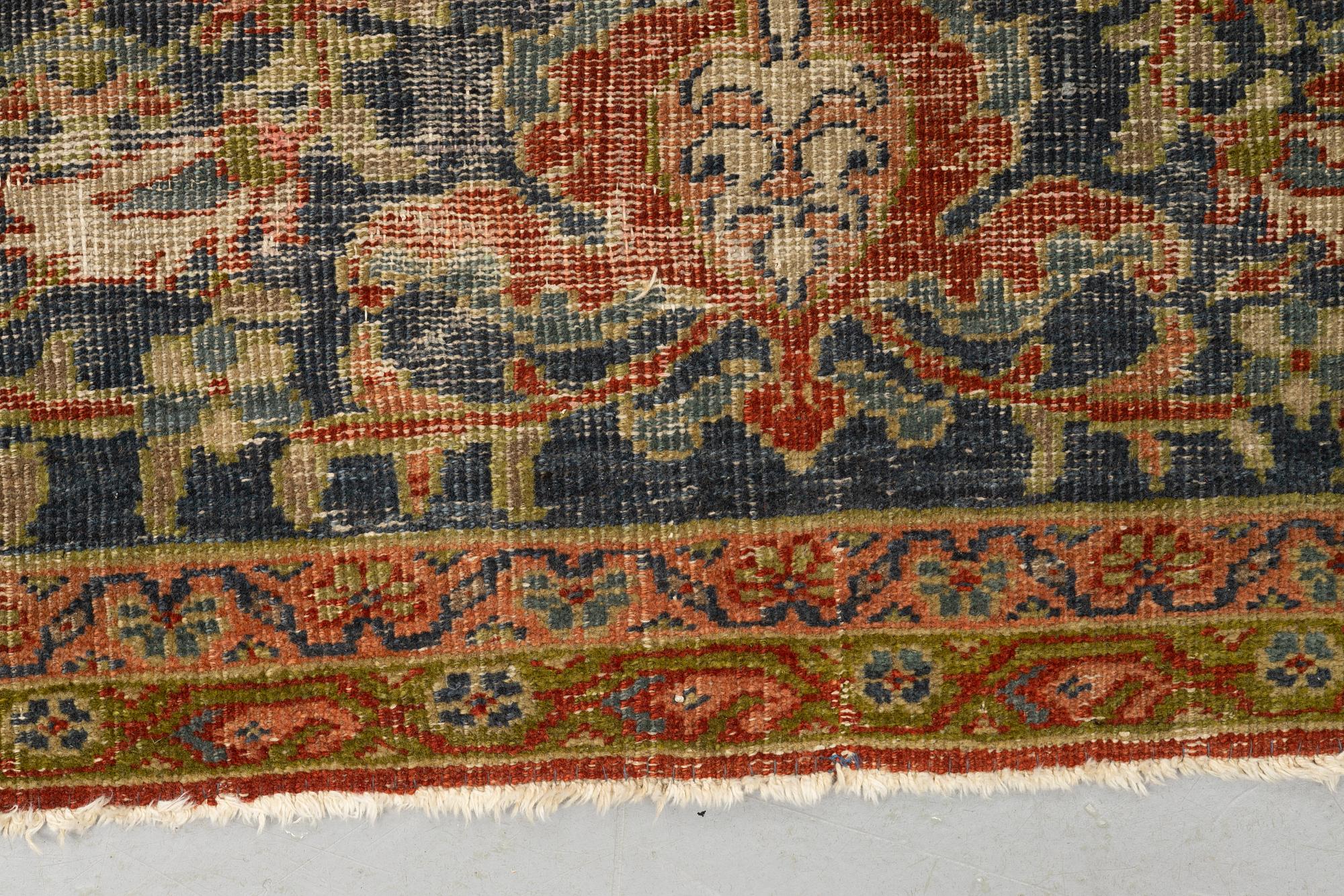 Matta, antik, Ziegler Mahal, ca 446 x 418 cm.