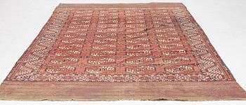 Rug, antique Kizil Ayak Turkmen, from around 1850-1880. approx. 353 x 214 cm.