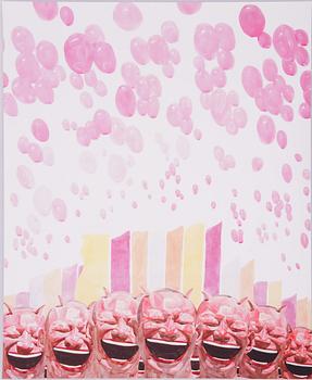 Yue Minjun, "Untitled (Smile-ism No.26)".