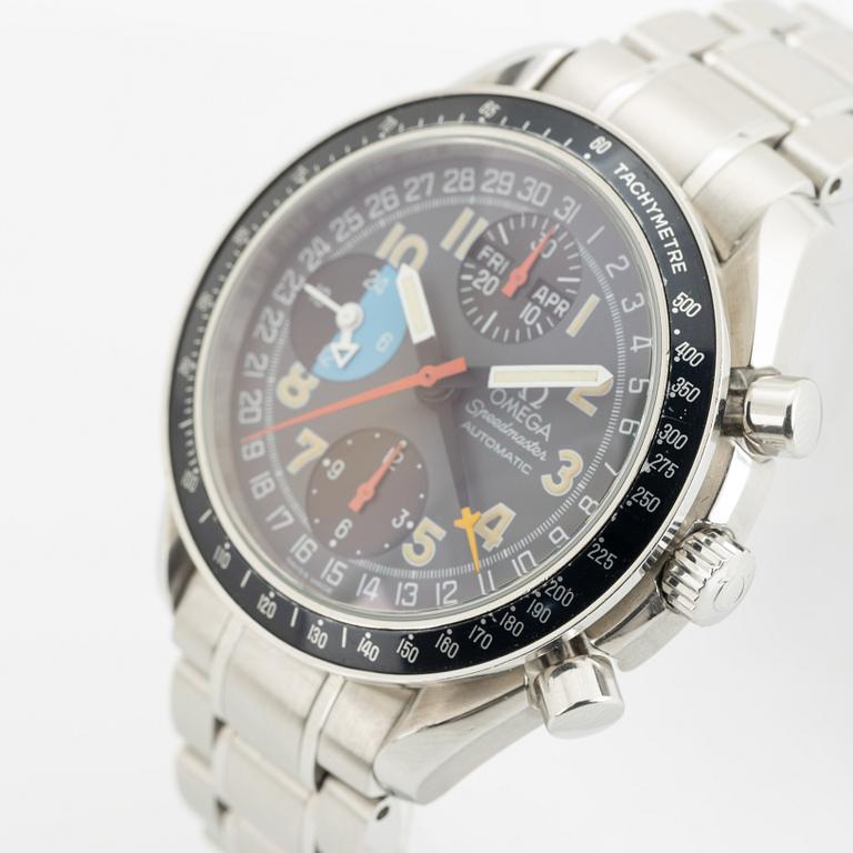 Omega, Speedmaster, Day-Date, wristwatch, chronograph, 39 mm.