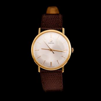 ARMBANDSUR, 18 k guld, Omega.