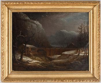 OKÄND KONSTNÄR, olja på duk, 1800-tal.