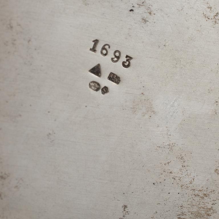 PARTI SILVER, 6 delar, bl a W A Bolin, 1900-tal.
