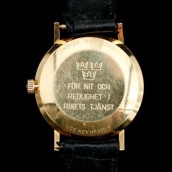 HERRARMBANDSUR, 18 k guld, Tissot Seastar Seven.