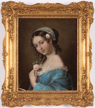 Per Lindhberg, Attributed to, Girl with a Rose.