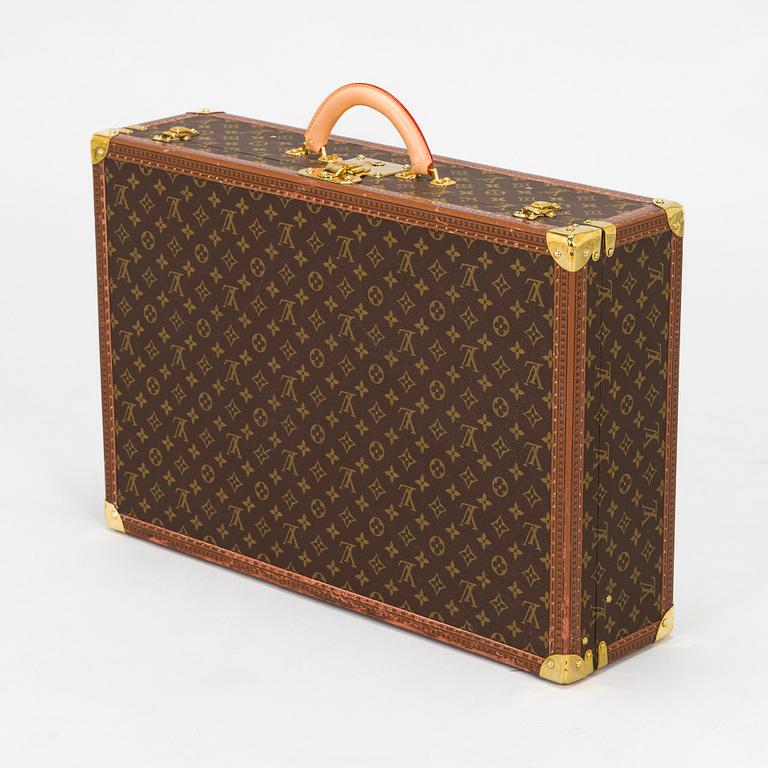 Louis Vuitton, a 1970s Monogram Canvas 'Alzer 65' suitcase.