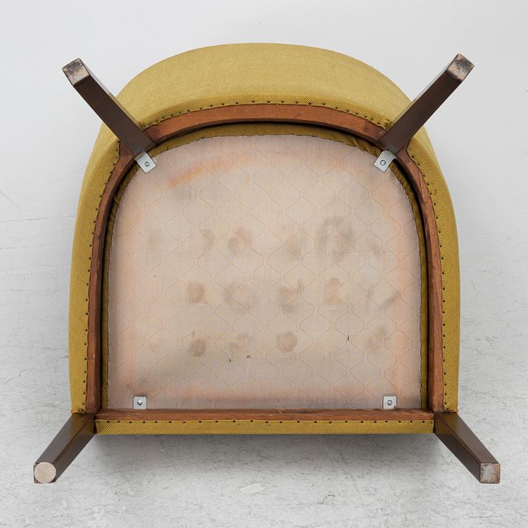 Armchair, C.B. Hansen, Denmark, mid-20th century.