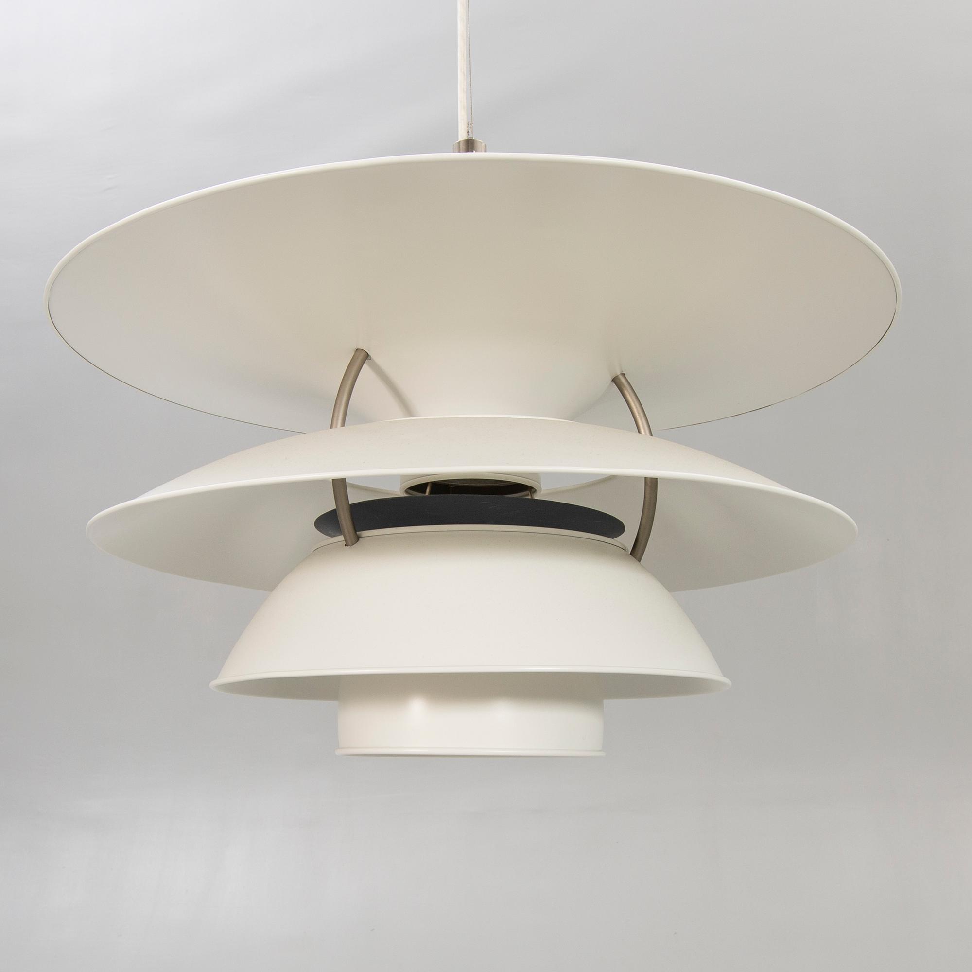 A Poul Henningsen PH 6 1/2 Charlottenborg ceiling pendant Louis Poulsen.