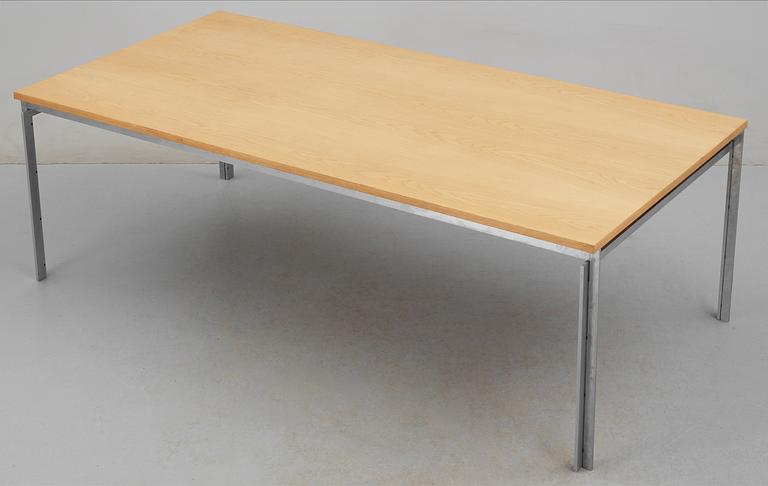 A Poul Kjaerholm table 'PK 51' by E Kold Christensen, Denmark.