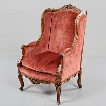 BERGÈRE, Louis XV-stil, sannolikt Frankrike, 1800-talets senare del/1900-talets första del.