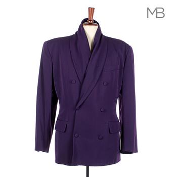 297. JEAN-PAUL GAULTIER, purple wool men´s jacket, size 48.