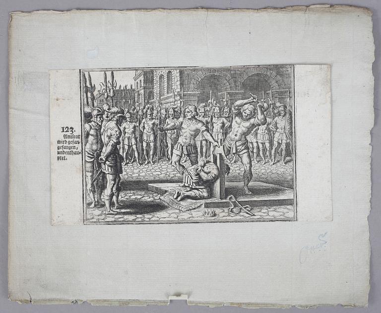 GRAVYRER, ca 80 st, Matthäus Merian, die Historische Chronik "Theatrum Europaeum", 1618.