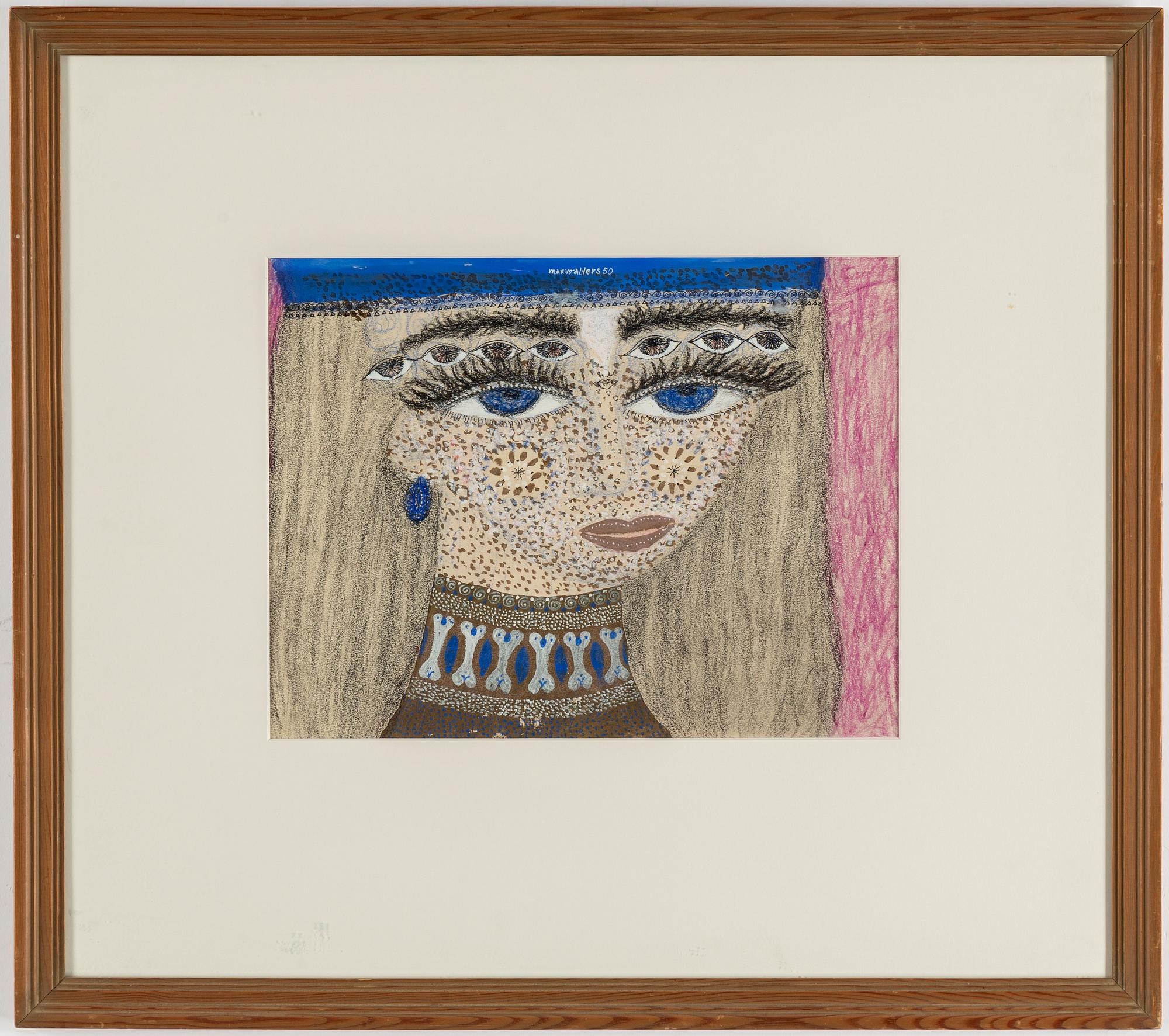 MAX WALTER SVANBERG, pastell and gouache, signed and dated 1948.