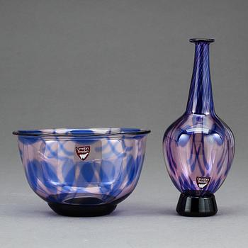 SKÅL samt VAS, glas, graal, Eva Englund, Orrefors.