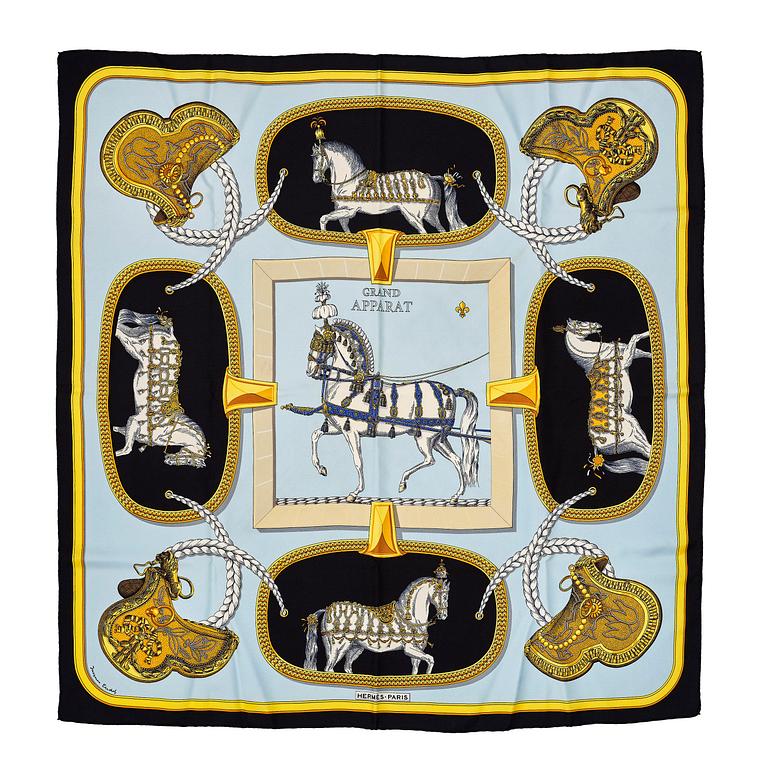 Hermès, scarf, “Grand Apparat”.