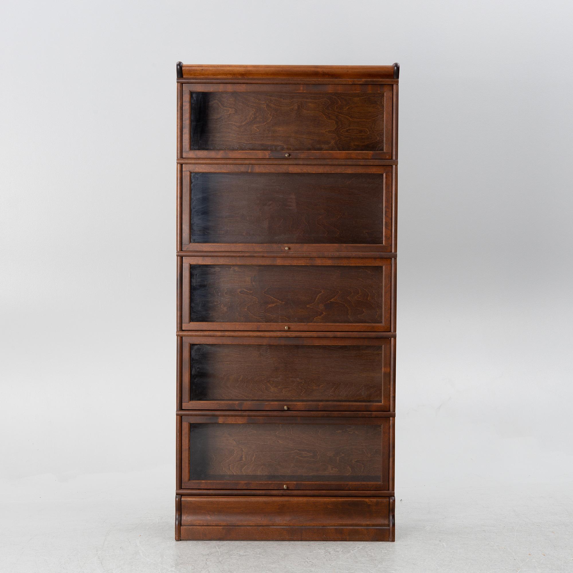A five-part bookcase, Boknäs, Finland, 21st Century.