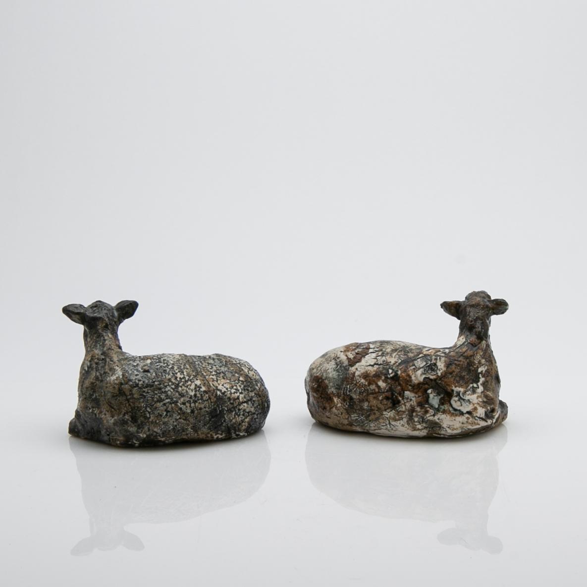 Henrik Allert, Sculptures, 2, ceramic, sheep.