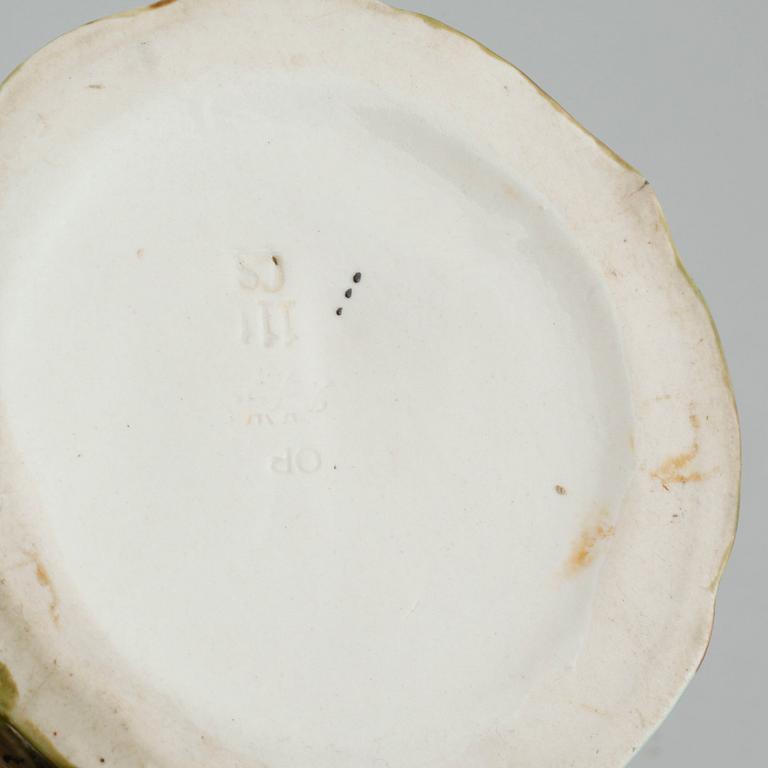 A paraffin lamp from Rörstrand, made in the end of the 19th century.