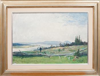 ANTON GENBERG, olja på duk, signerad och daterad 88.