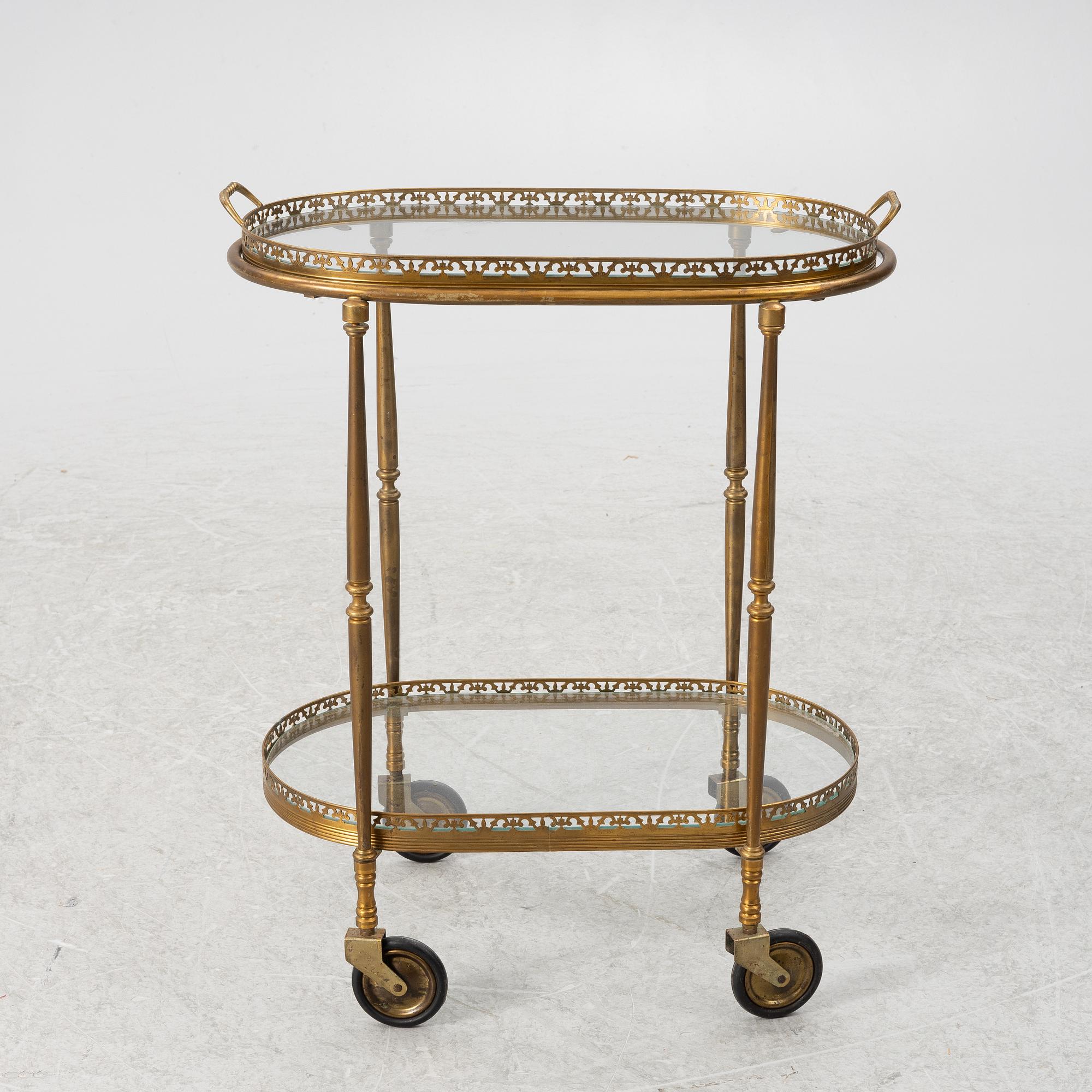 Serving cart, 1960s/70s.