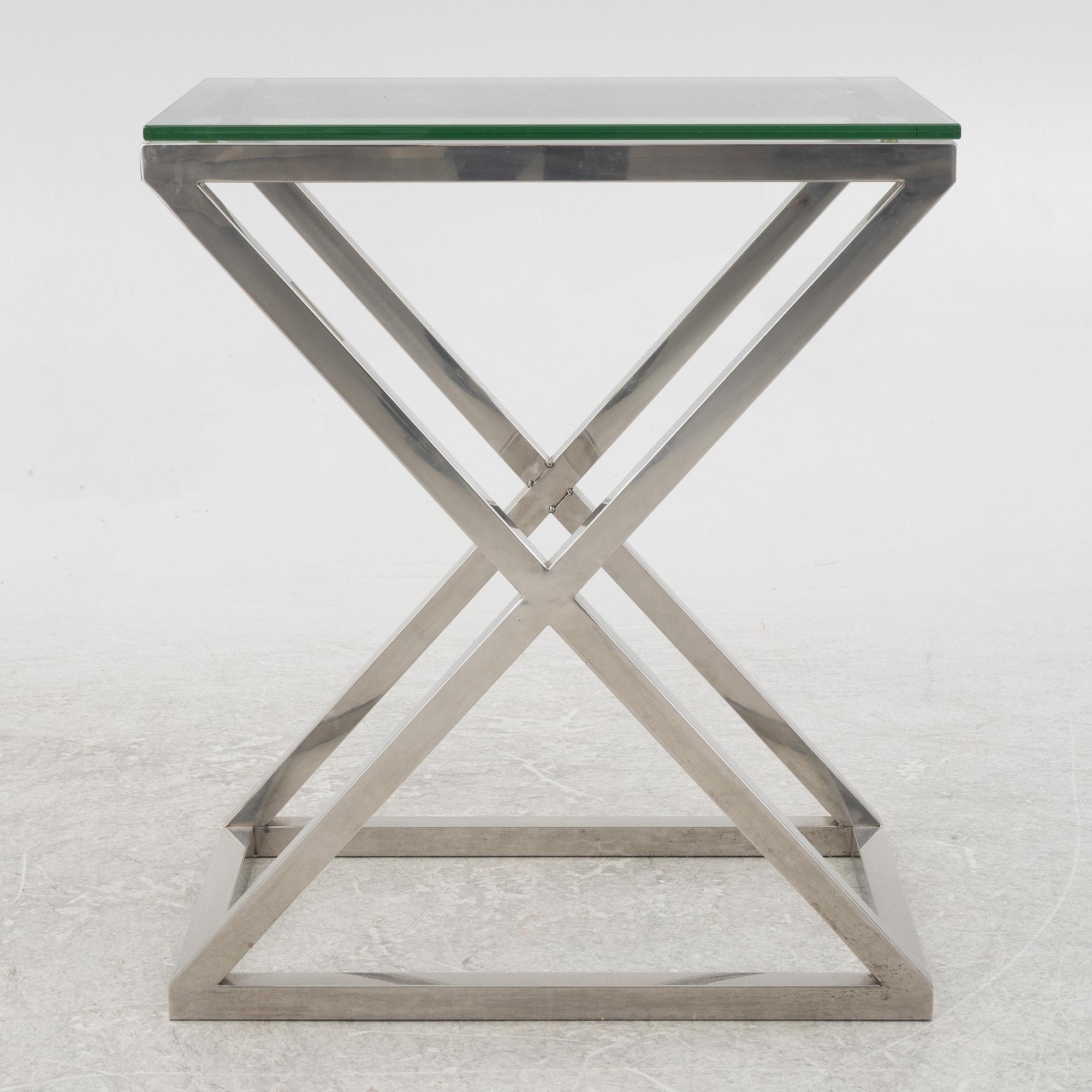 Eichholtz, side table, "Criss Cross", Netherlands, contemporary.