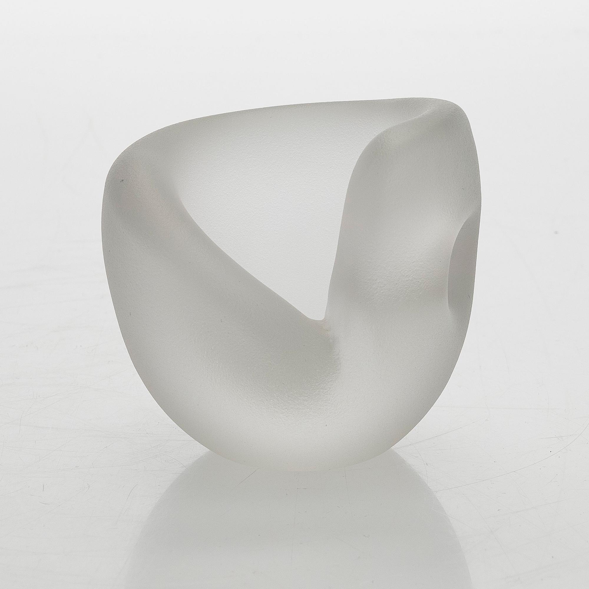 Timo Sarpaneva, sculpture, glass, 'Hiidenkirnu', signed.