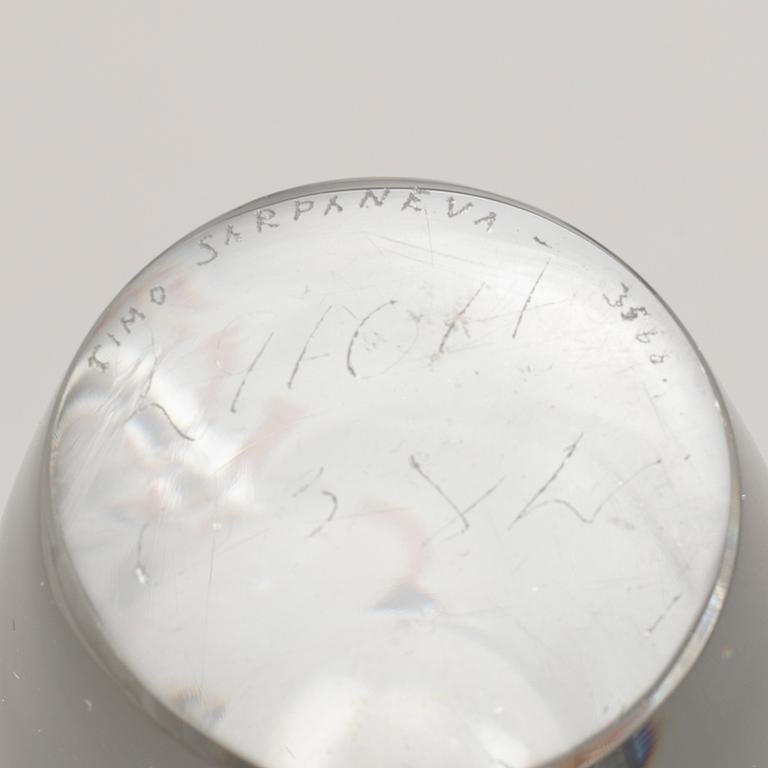 Timo Sarpaneva, vase 'Orkidé', Iittala, signed.