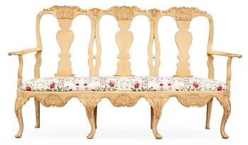 466. A Swedish Rococo 18th century sofa.