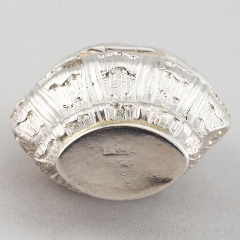A danish silver box, Philip Gerhard Schenck,  Köpenhamn 1774-84.