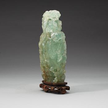 VAS med LOCK, fluorit. Sen Qingdynasti.