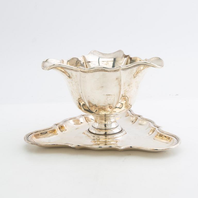 Sauce bowl, silver probably CC Christensen Randers Denmark 1925.