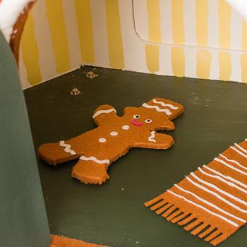 A gingerbread house made by JoAnn Tan Studio for NK 2016.