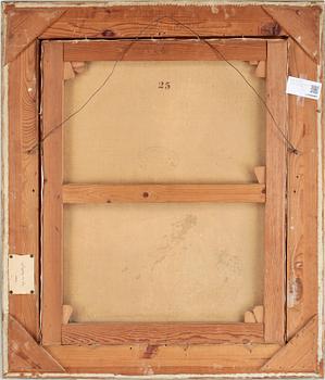 OKÄND KONSTNÄR, olja på duk, 1800-talets slut.