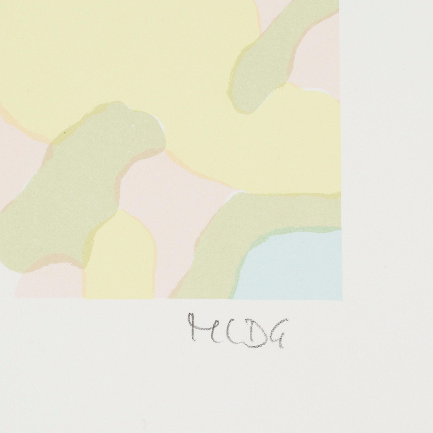 MARIANNE LINDBERG DE GEER, a litograph in color, signed and numbered 91/150.