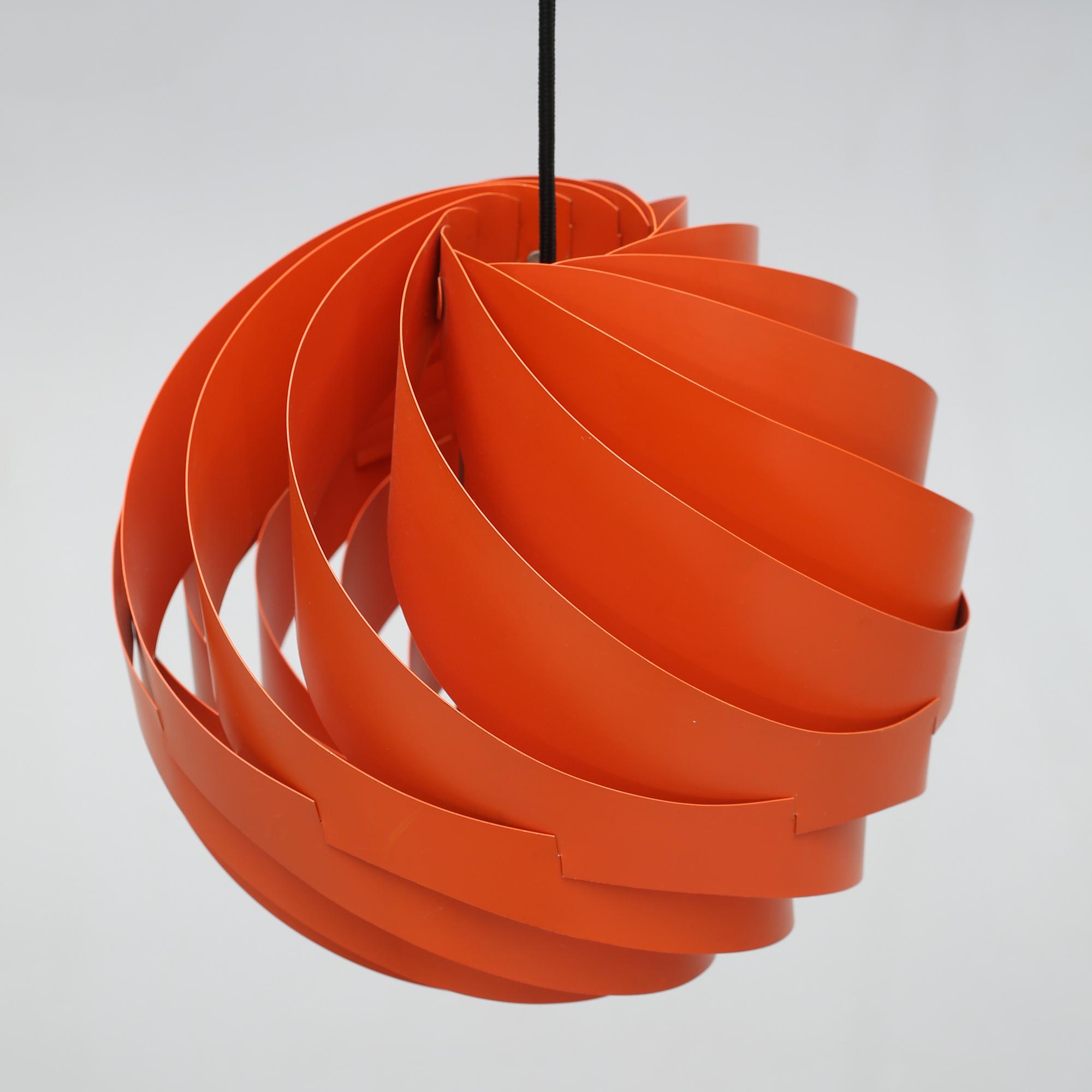TAKLAMPA, "Turbo", Louis Weisdorf, Lyfa, 1900-talets andra hälft, höjd 32 cm.