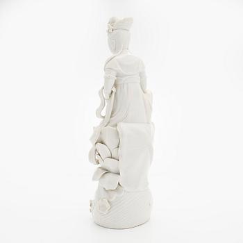 Figurin, blanc de Chine. Kina, 1900-tal.
