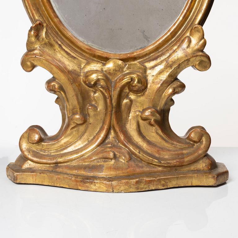 Table mirror, 19th century.