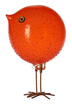 A Peter Pelzel 'Pulcino' glass bird, Vistosi, Italy.