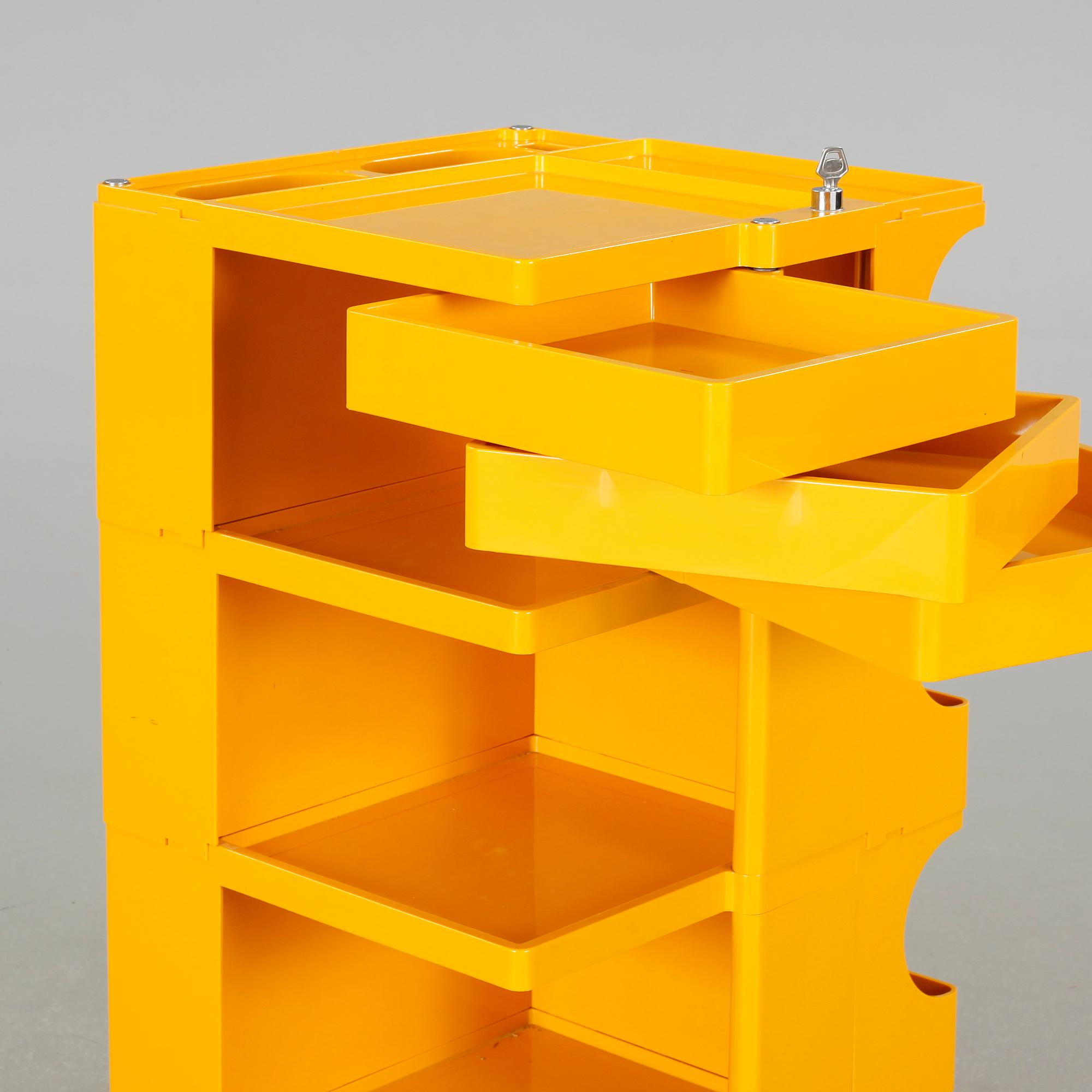 A "Boby" drawer unit, designed 1968 by Joe Colombo for Bieffeplast in Padova.