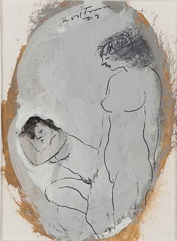 Unto Koistinen, mixed media, signed and dated -69.