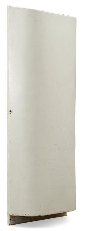 An Alvar Aalto white lacquered birch plywood wardrobe, Huonekalu-ja Rakennustyötedas Oy, Finland 1930's.